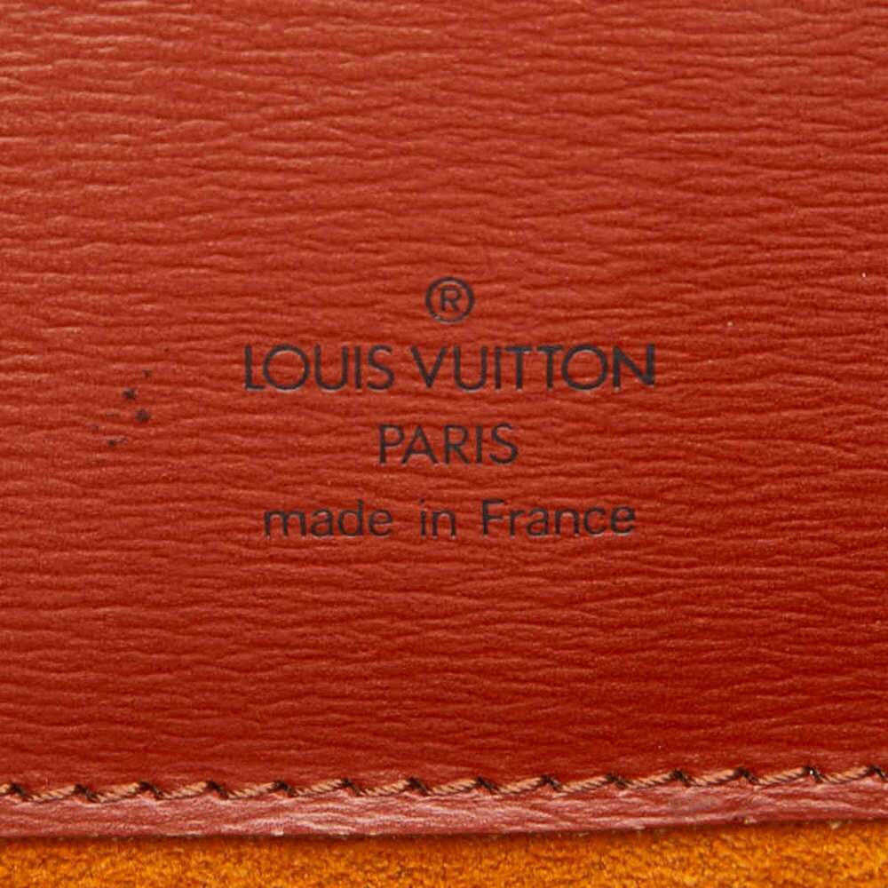 LOUIS VUITTON Authentic Brown Leather Shoulder Bag - Picture 8 of 9
